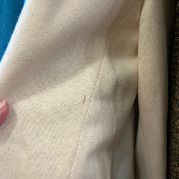 Vintage Sag Harbor Cream Wool Blazer, 4/Small - Picture 7 of 7